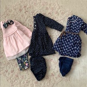 Lot of baby girl dresses and outfits 3-6m